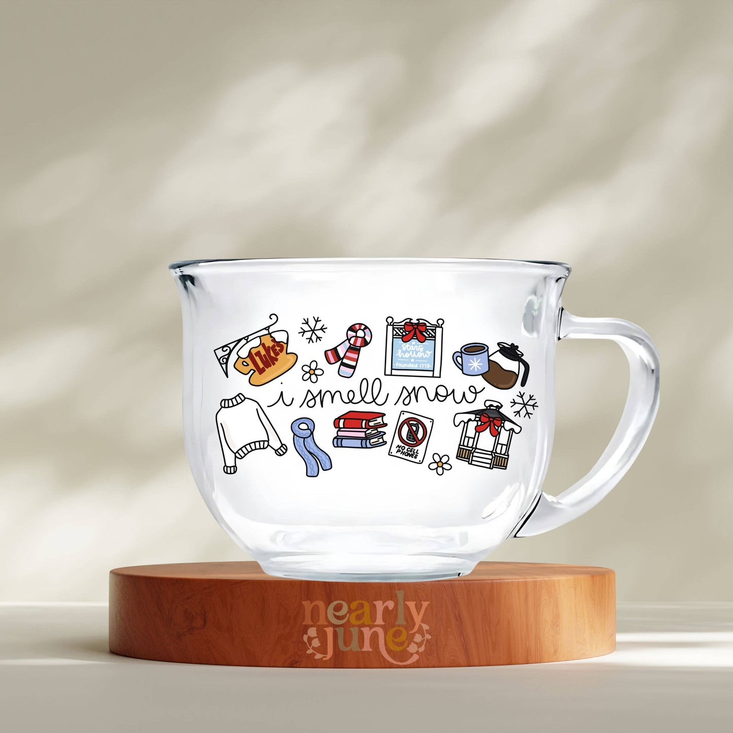 Gilmore Girls Inspired I Smell Snow Teacup Mug