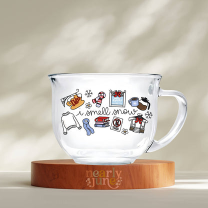Gilmore Girls Inspired I Smell Snow Teacup Mug