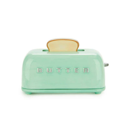 Balvi Butter Dish | Toasty Ceramic Butter Dish Turquoise