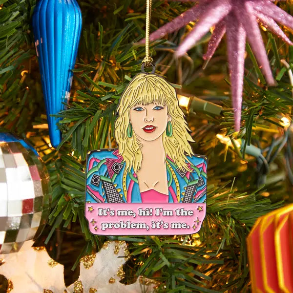 Taylor It's Me, Hi! Enamel Ornament