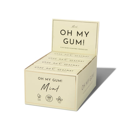OH MY GUM! - MINT CHEWING GUM - PLANT-BASED SUGAR-FREE