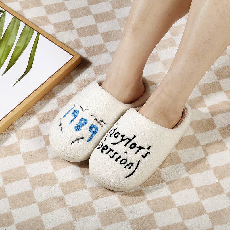 1989 Taylor's Version Plush Slippers