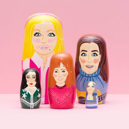 Women of Country Wooden Nesting Doll Set