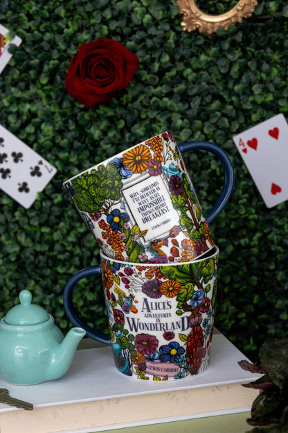 Ceramic Mug - Alice in Wonderland - Floral Nonsense