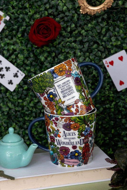 Ceramic Mug - Alice in Wonderland - Floral Nonsense