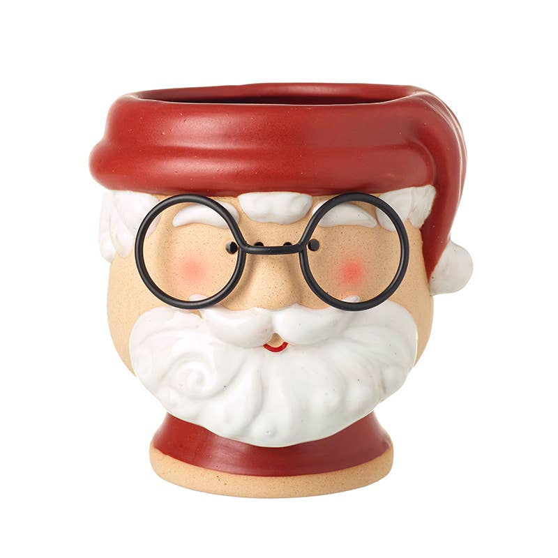 Santa Planter - With Glasses (Large)