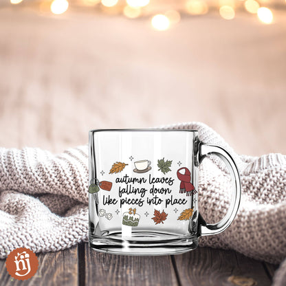 Taylor Inspired "All Too Well" Glass Mug, 13oz