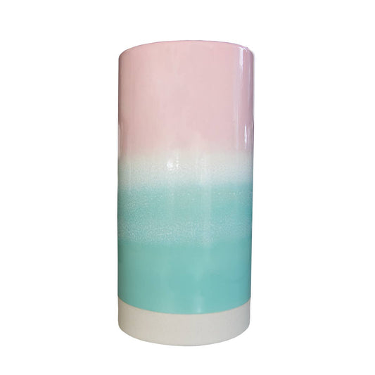 Pastel Ombre Vase - Pink & Green