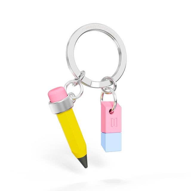 Metalmorphose Pencil & Eraser Keyring
