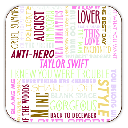 Coasters 'Taylor Songs'