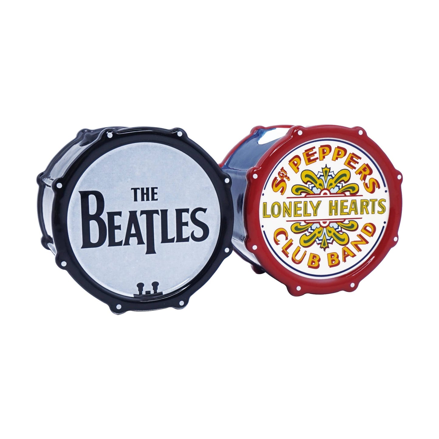 Ceramic Egg Cups The Beatles Drum Sargent Pepper Logo