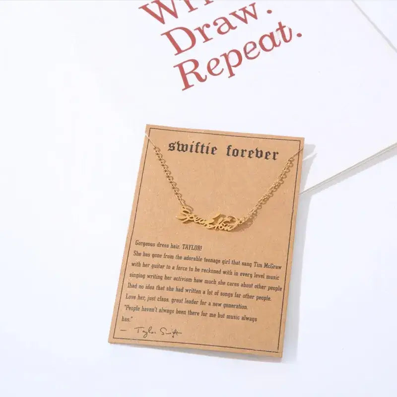 Taylor Swift - Swiftie Pendant Necklace