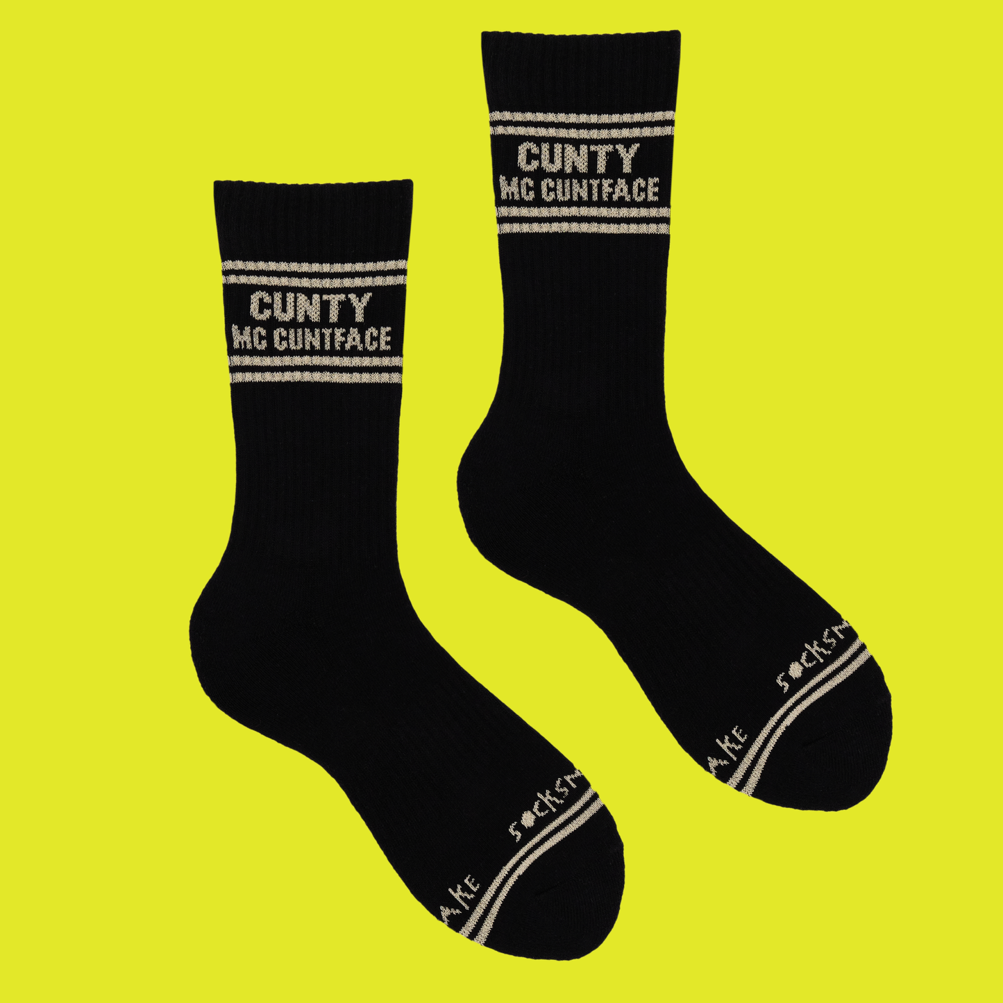 Sweary Sport Socks - Cunty Mc Cuntface