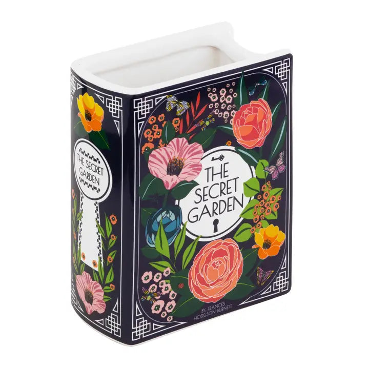 Book Vase - Secret Garden