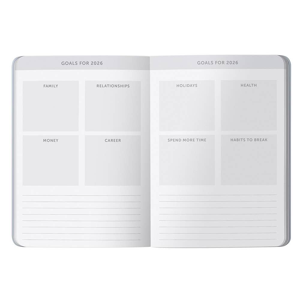 2026 Diary | Everyday Weekly Planner Diary | Navy