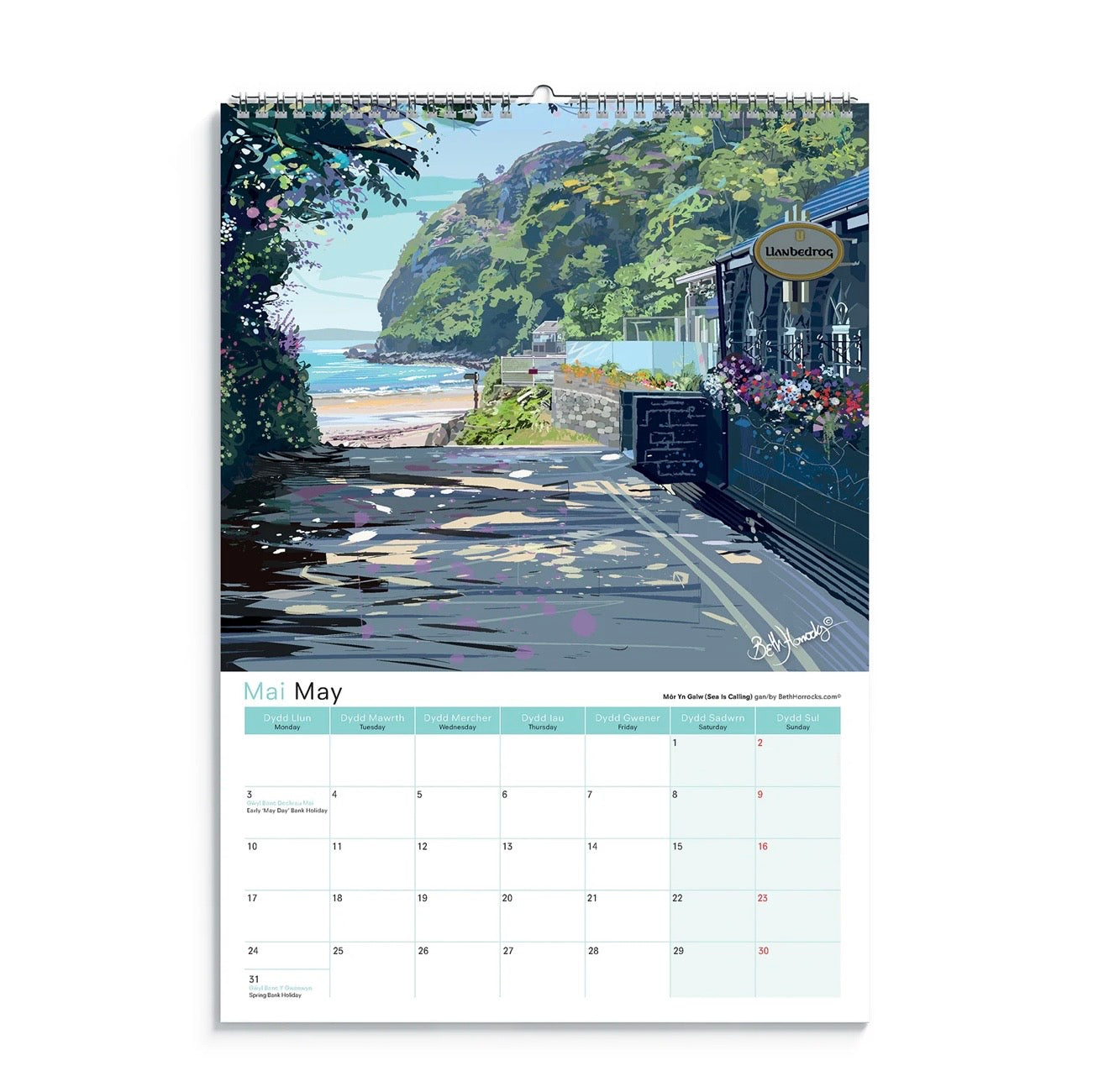 Beth Horrocks 2027 North Wales Calendar