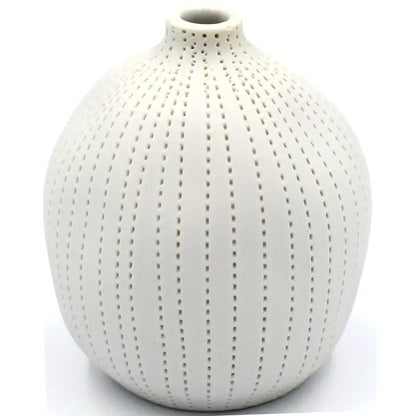 Porcelain Bud Vase in White