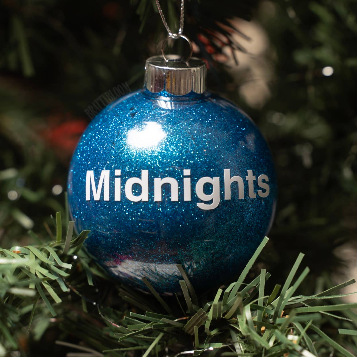 Taylor Christmas Ornaments With Glitter