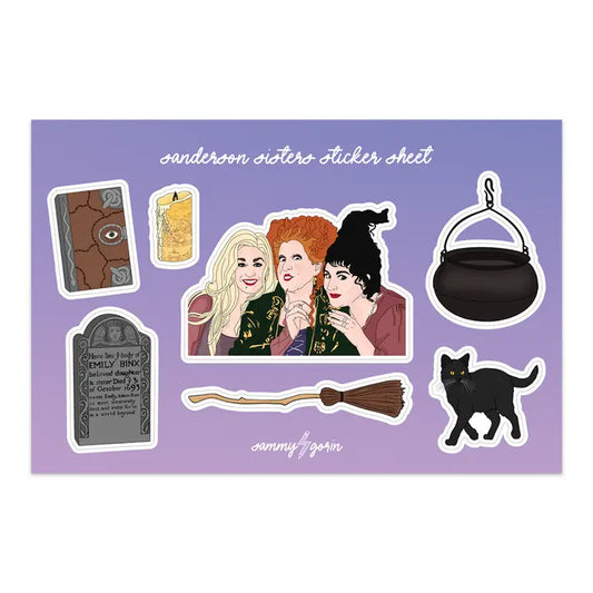 Sanderson Sisters Sticker Sheet