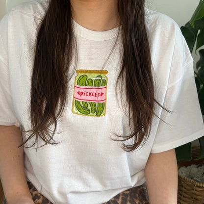 Pickles Embroidered T-shirt