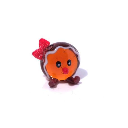 Christmas Hand Blown Glass Cookie