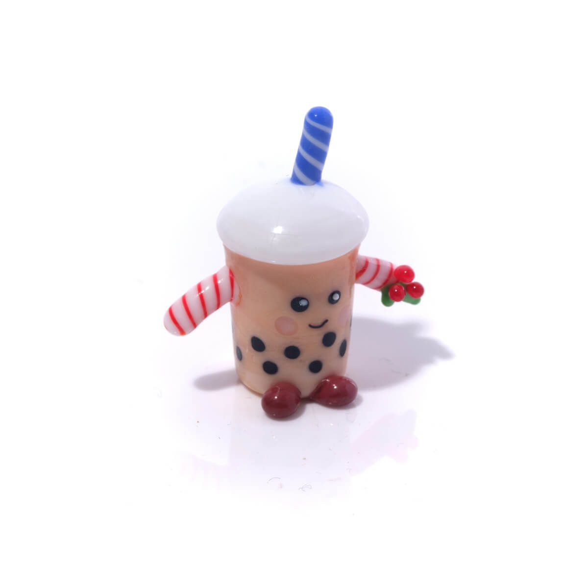Christmas Hand Blown Hot Chocolate Ornament
