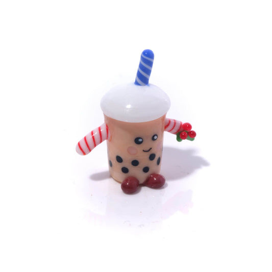 Christmas Hand Blown Hot Chocolate Ornament