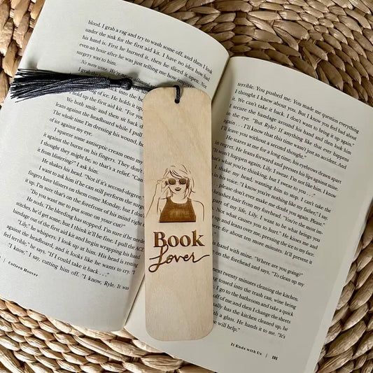 Book Lover Taylor Swift Inspired Wooden Bookmark