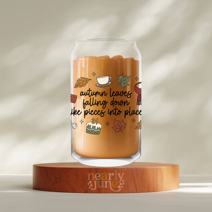Taylor Swift Inspired All Too Well Glass Can Tumbler  - 16oz