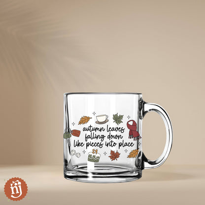 Taylor Inspired "All Too Well" Glass Mug, 13oz