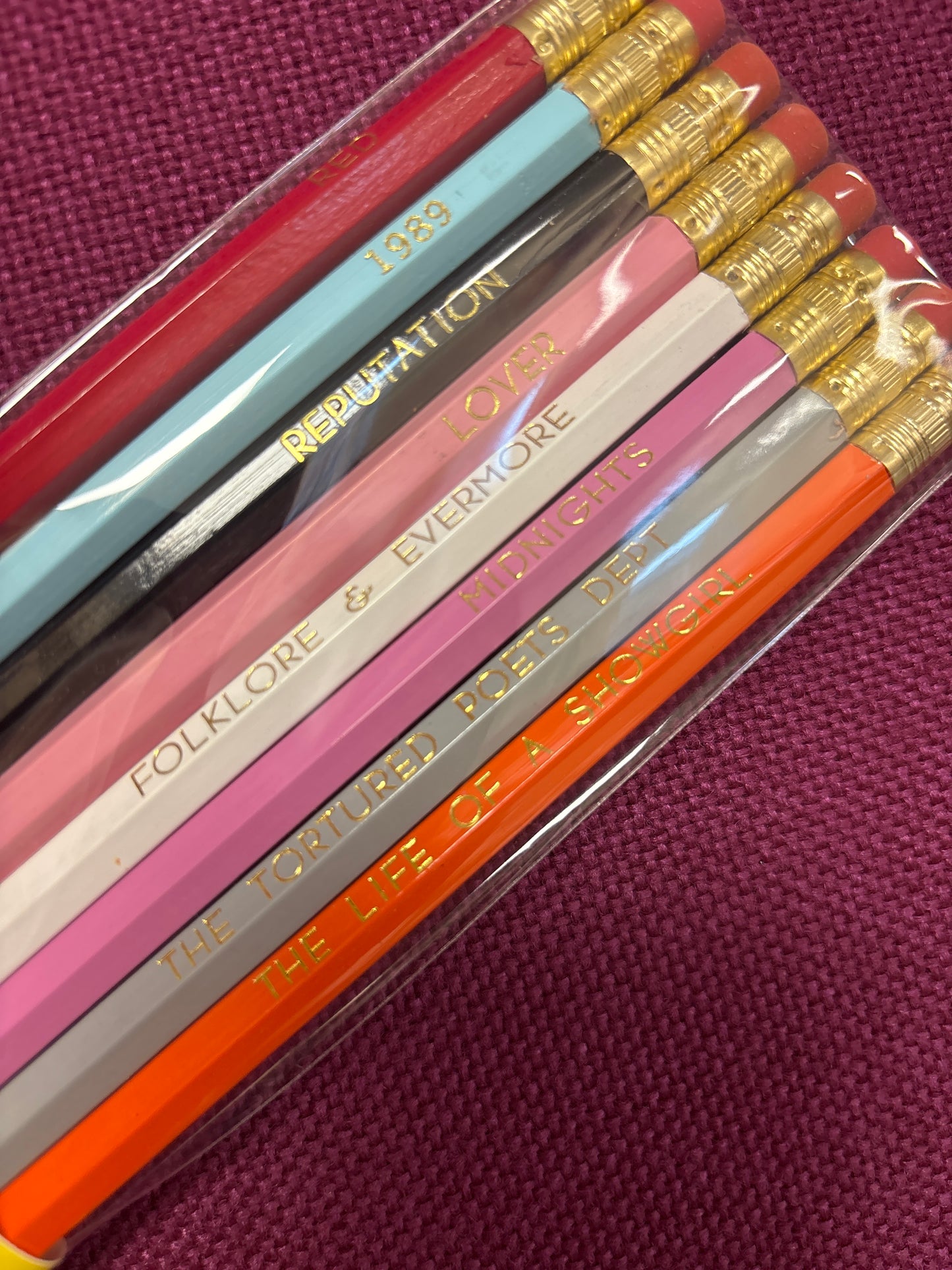 Swifties Taylor Swift Albums Pencil Set Updated albums