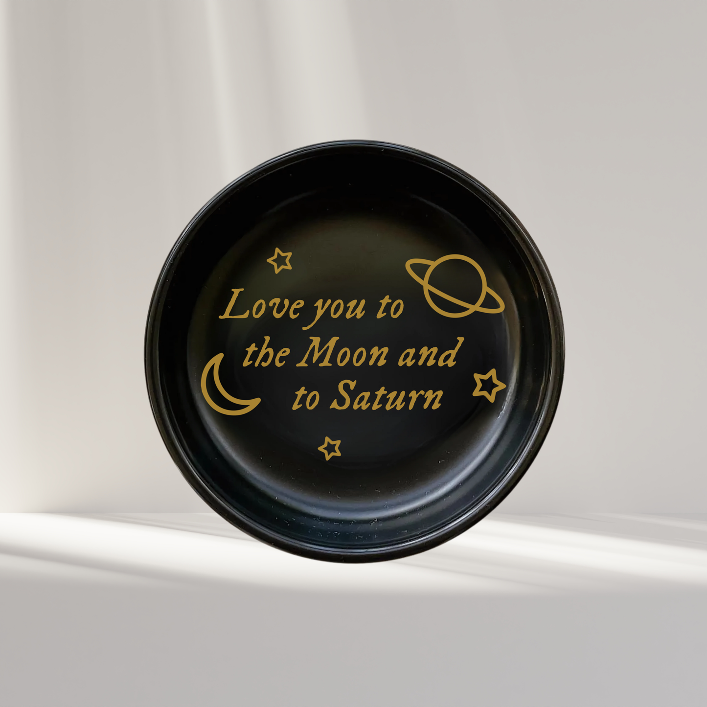 Love You to the Moon and to Saturn Trinket Dish