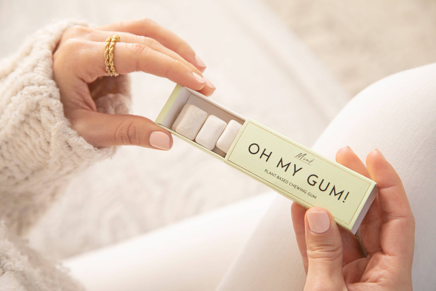 OH MY GUM! - MINT CHEWING GUM - PLANT-BASED SUGAR-FREE
