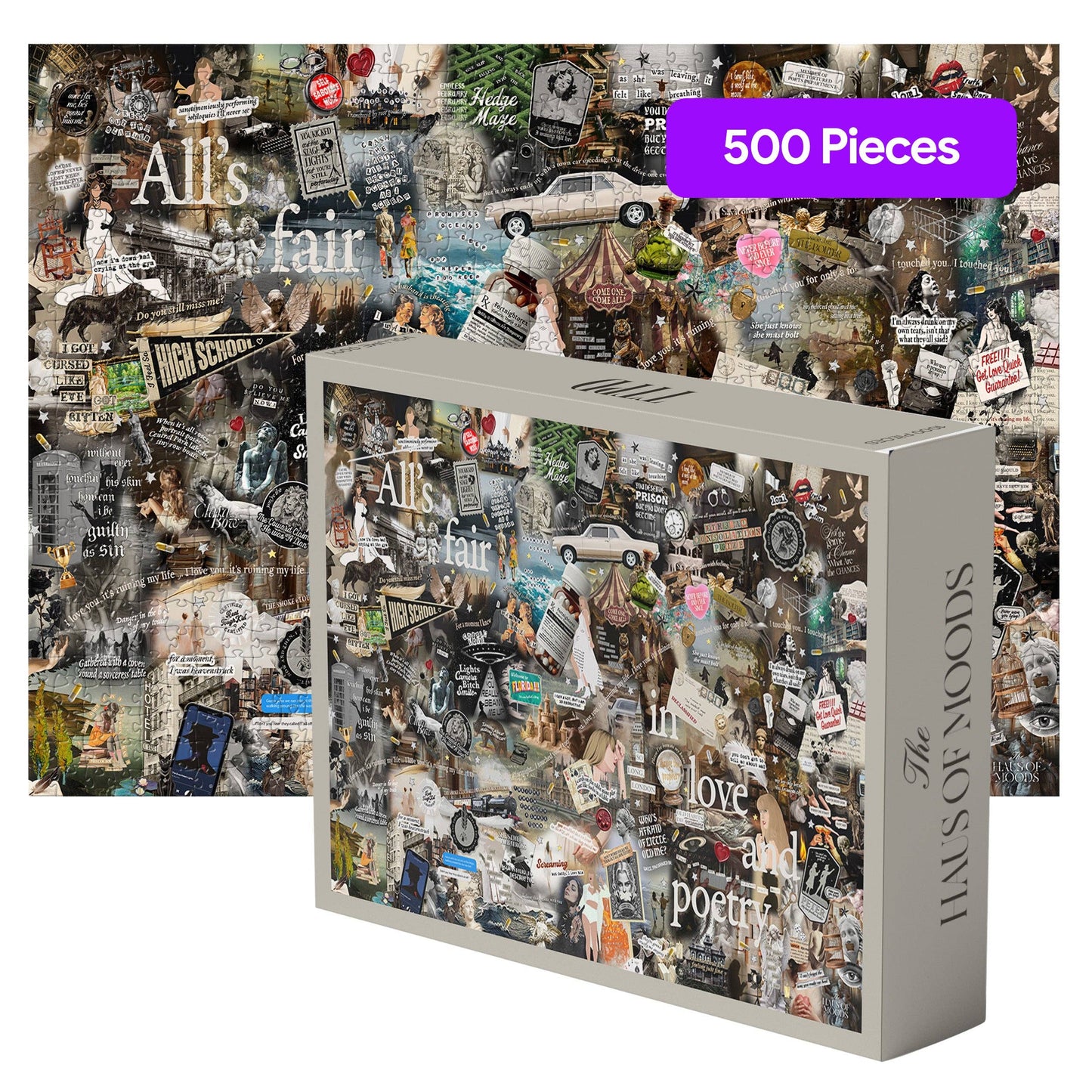 1,000 Piece Taylor Swift Tortured Poets Era Lyrics & Easter Eggs Puzzle©