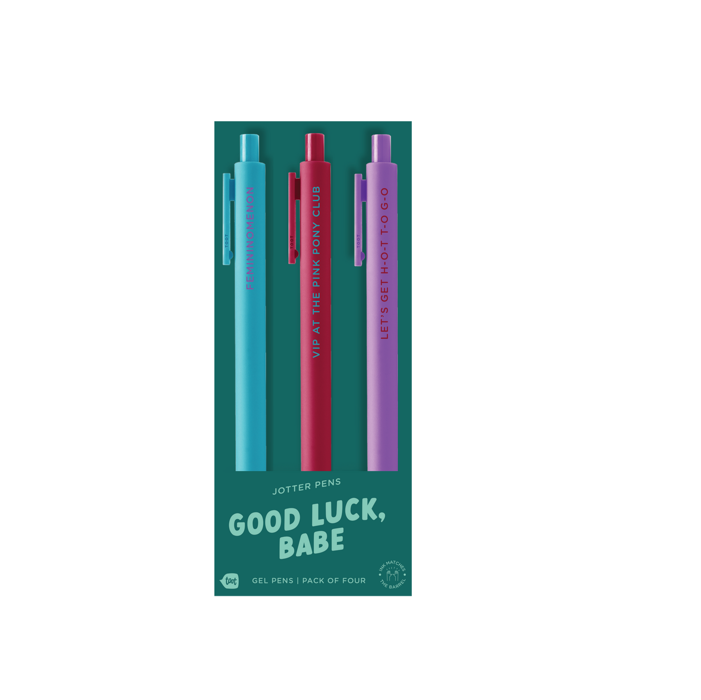 Good Luck Babe Jotter Set - 3 pack