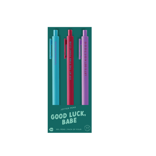 Good Luck Babe Jotter Set - 3 pack