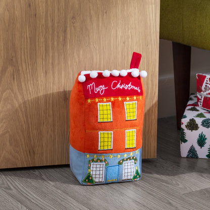 Christmas Spirit House Festive Door Stop