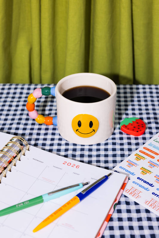 Novelty Ceramic Mug - Smiley Face