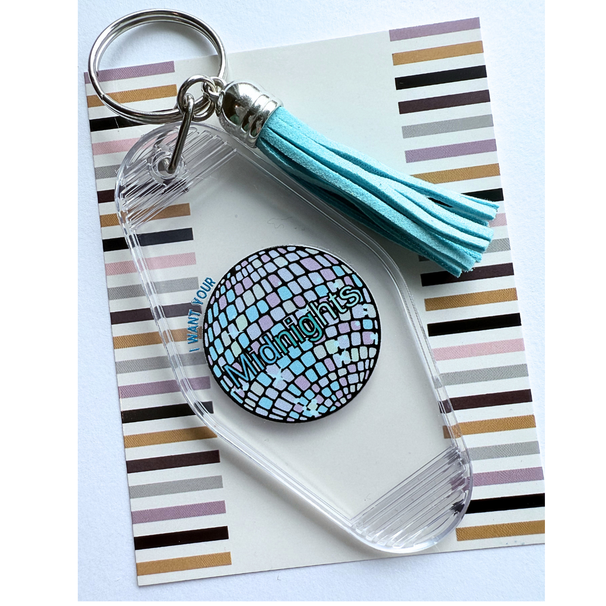 Taylor Swift Midnights Disco 🪩 Ball Acrylic Keychain 