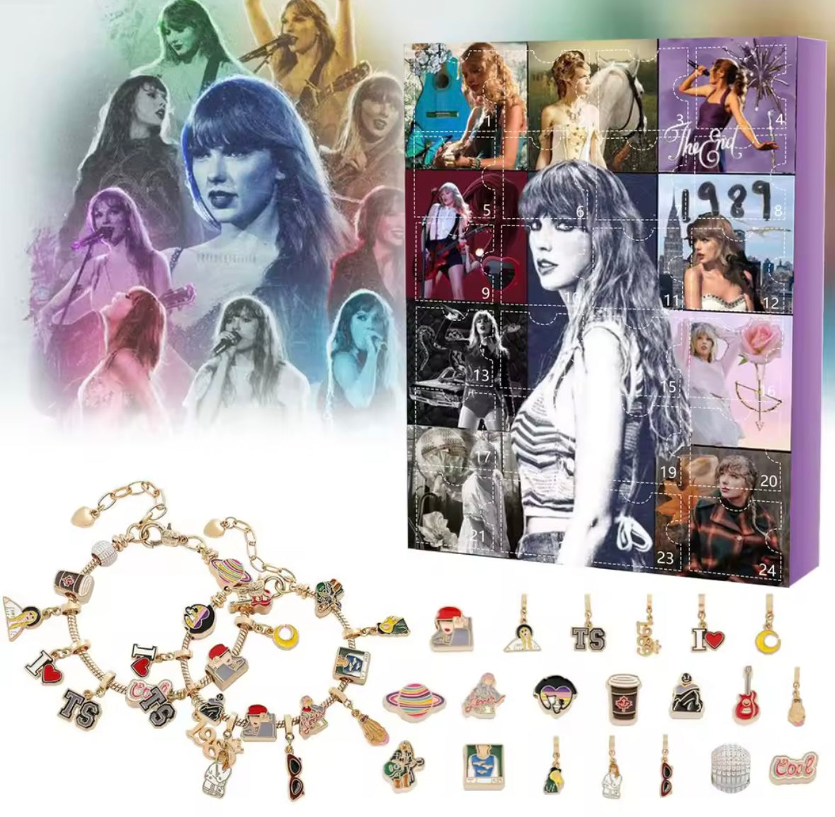 Eras Inspired Advent Calendar - Charm Bracelet