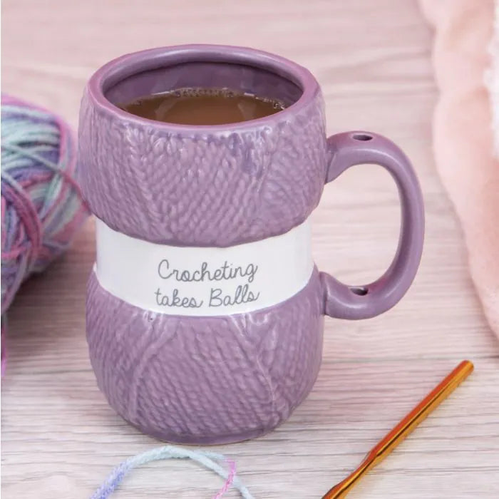 Knit/Crochet Ceramic Mug