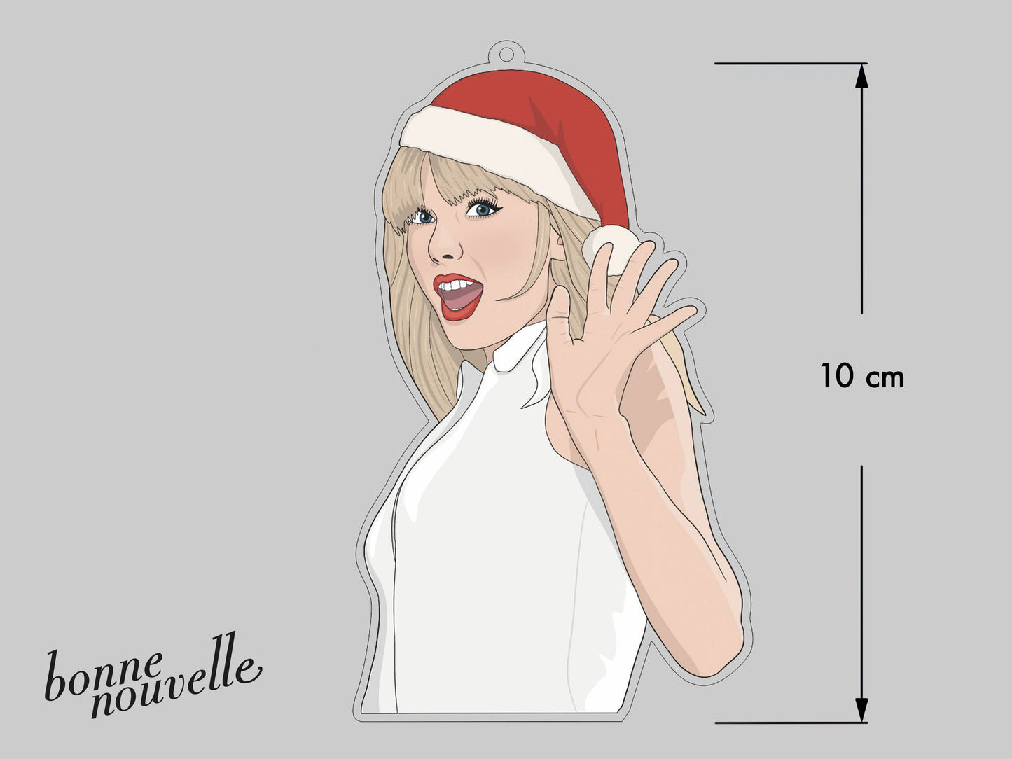 Taylor Swift Christmas Ornament