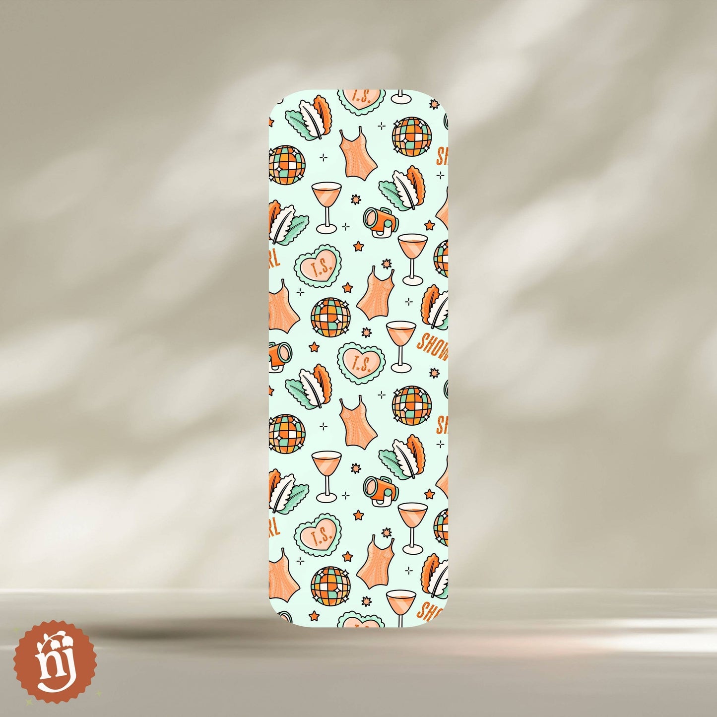 Taylor's Showgirl Era Inspired Bookmark, Teal