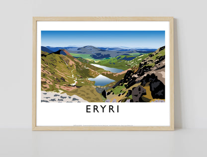 Eryri, Wales 2 By Artist Richard O'Neill - 11X14” Art Print