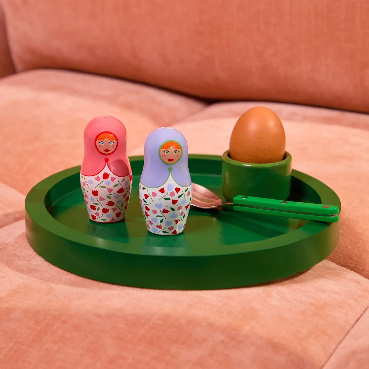 Ceramic Salt and Pepper Dolls