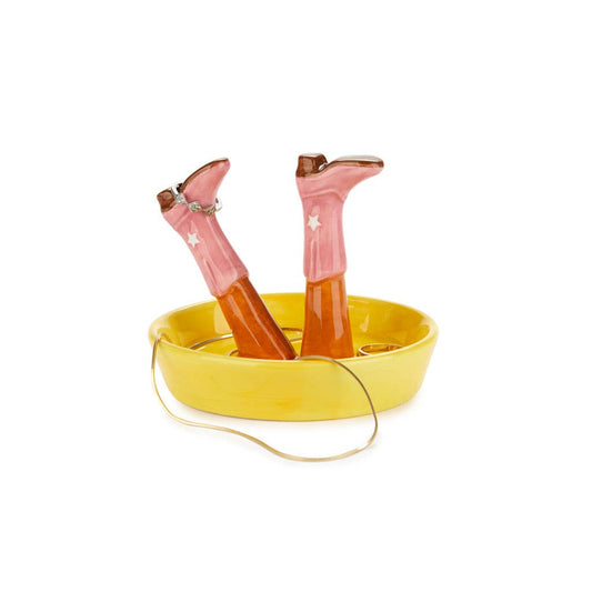 Ring holder, Happy Legs Country, ceramic