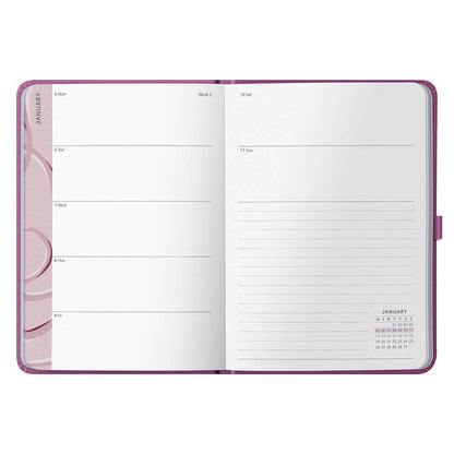 2026 Weekly Diary A5 Planner | Pink Daily Organiser | Busy B