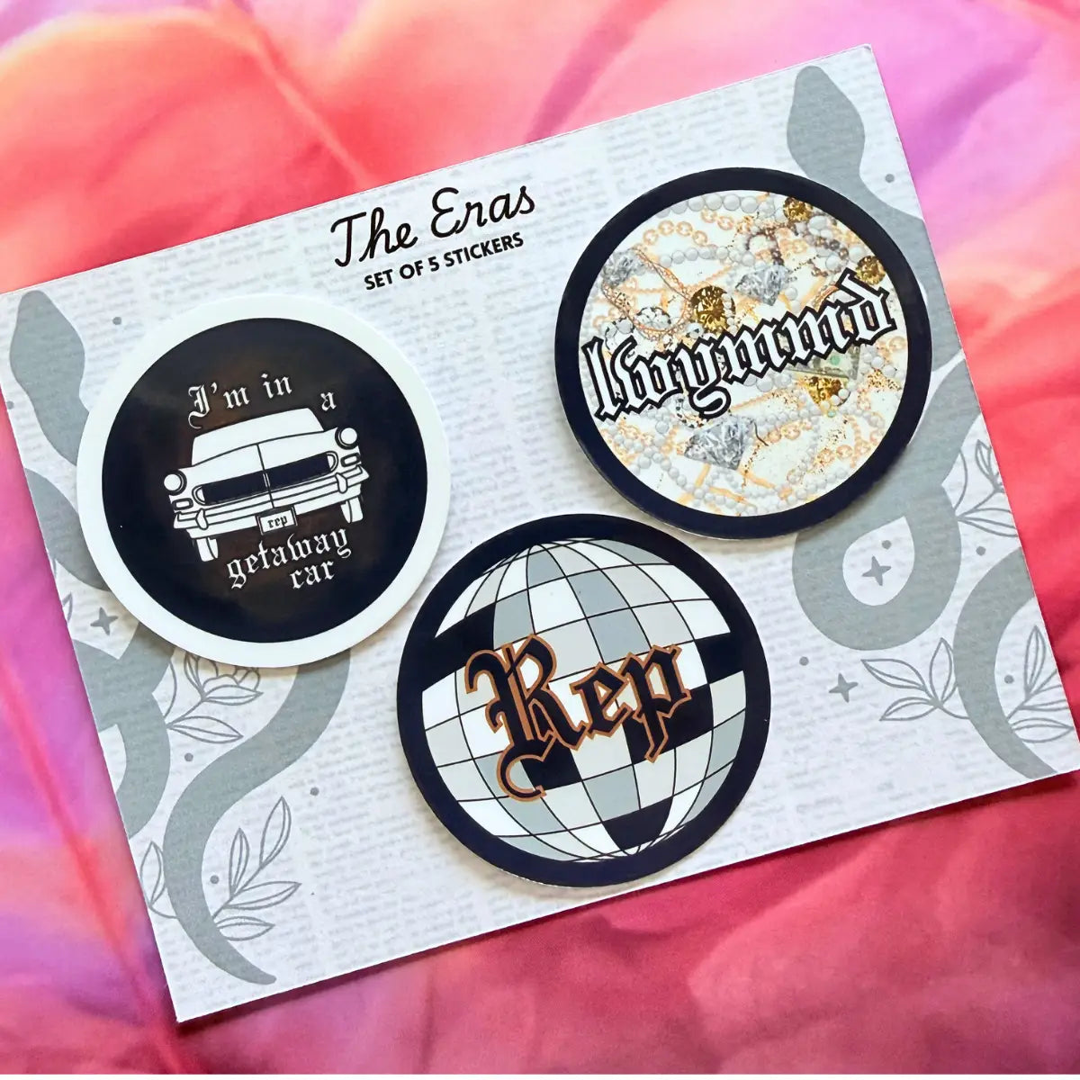 The Eras 5 Pack Sticker Pack - Each Era inc. TLOAS