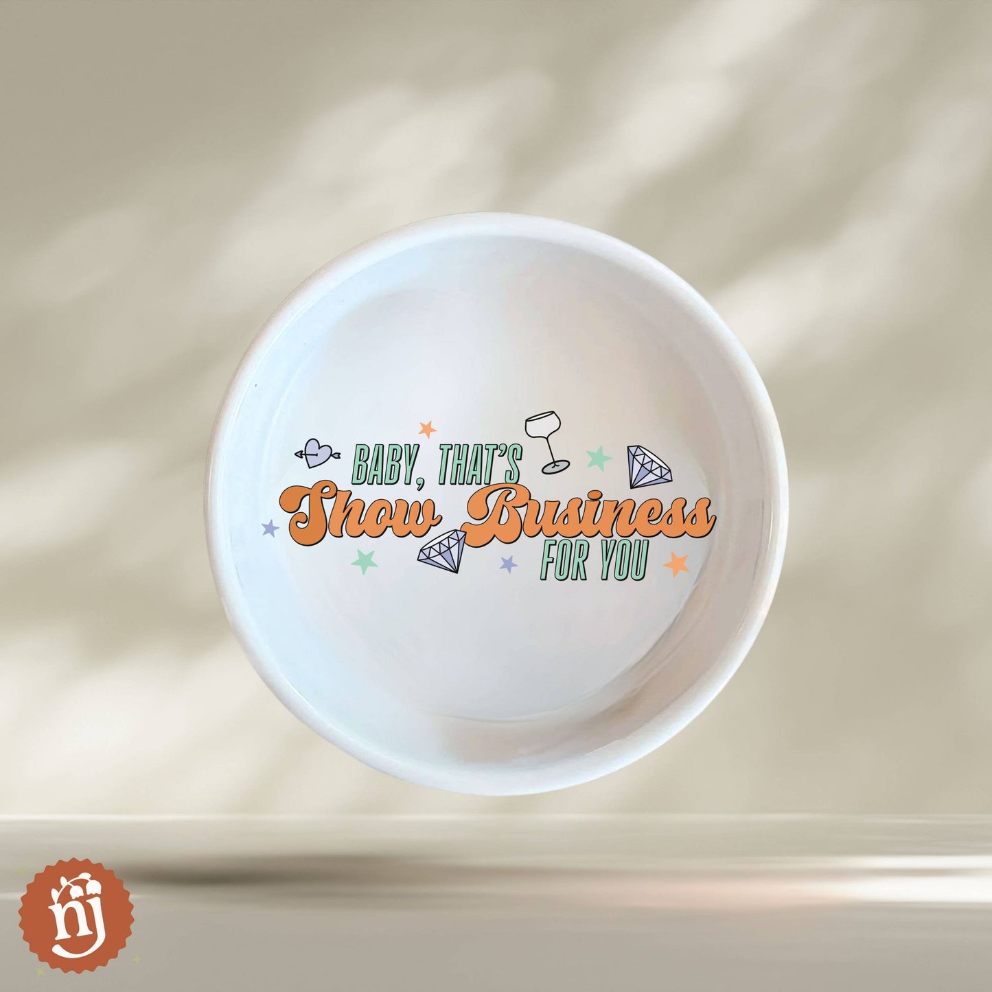 Taylor Inspired That's Show Business for You Trinket Dish