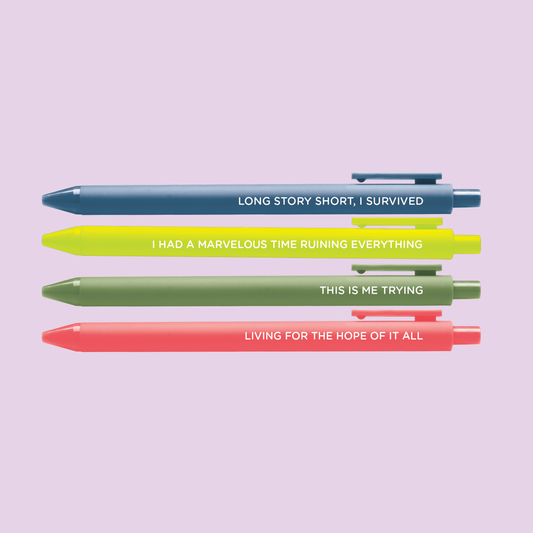 Folklore Evermore Gel Pen Set of 4